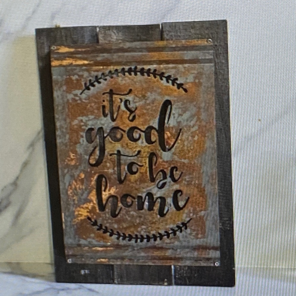 Rustic Wall Art with Inspirational Quote